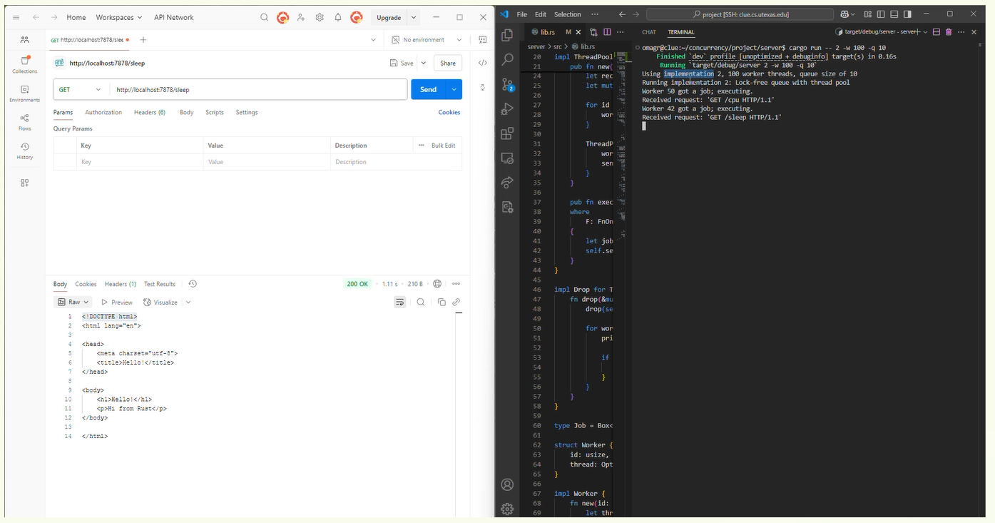 Multithreaded Lock-Free Web Server